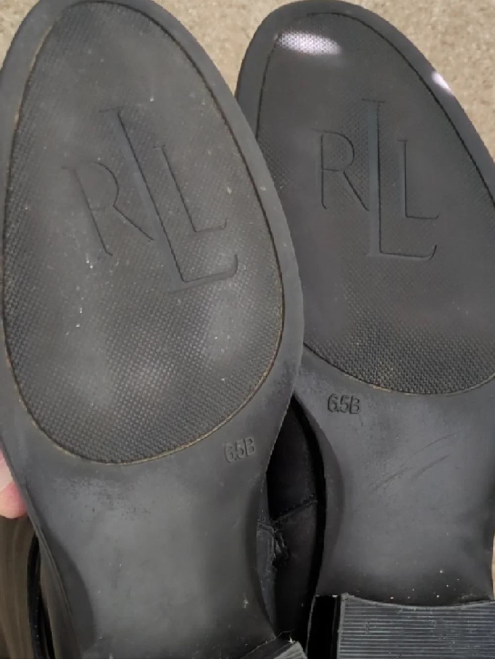 Ralph Lauren Mariah Buckle Riding Boots